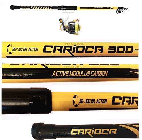 Kit canna pesca beach - kit,